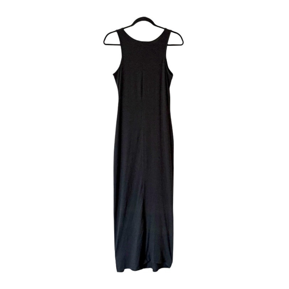 Classic Black Sleeveless Maxi Dress